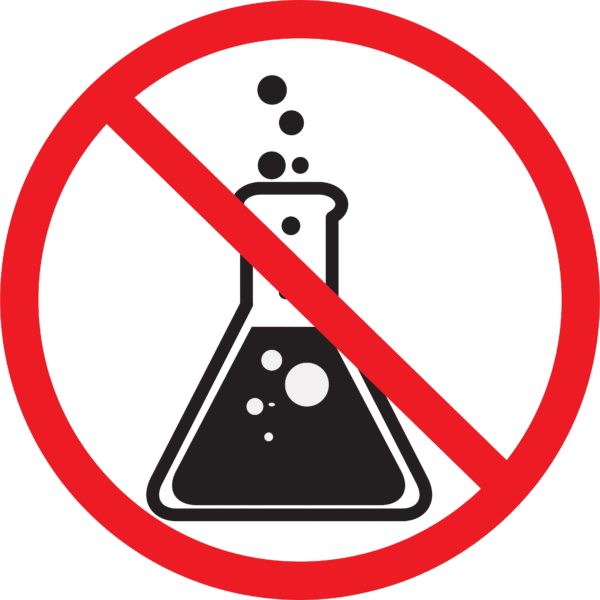 No harmful chemicals